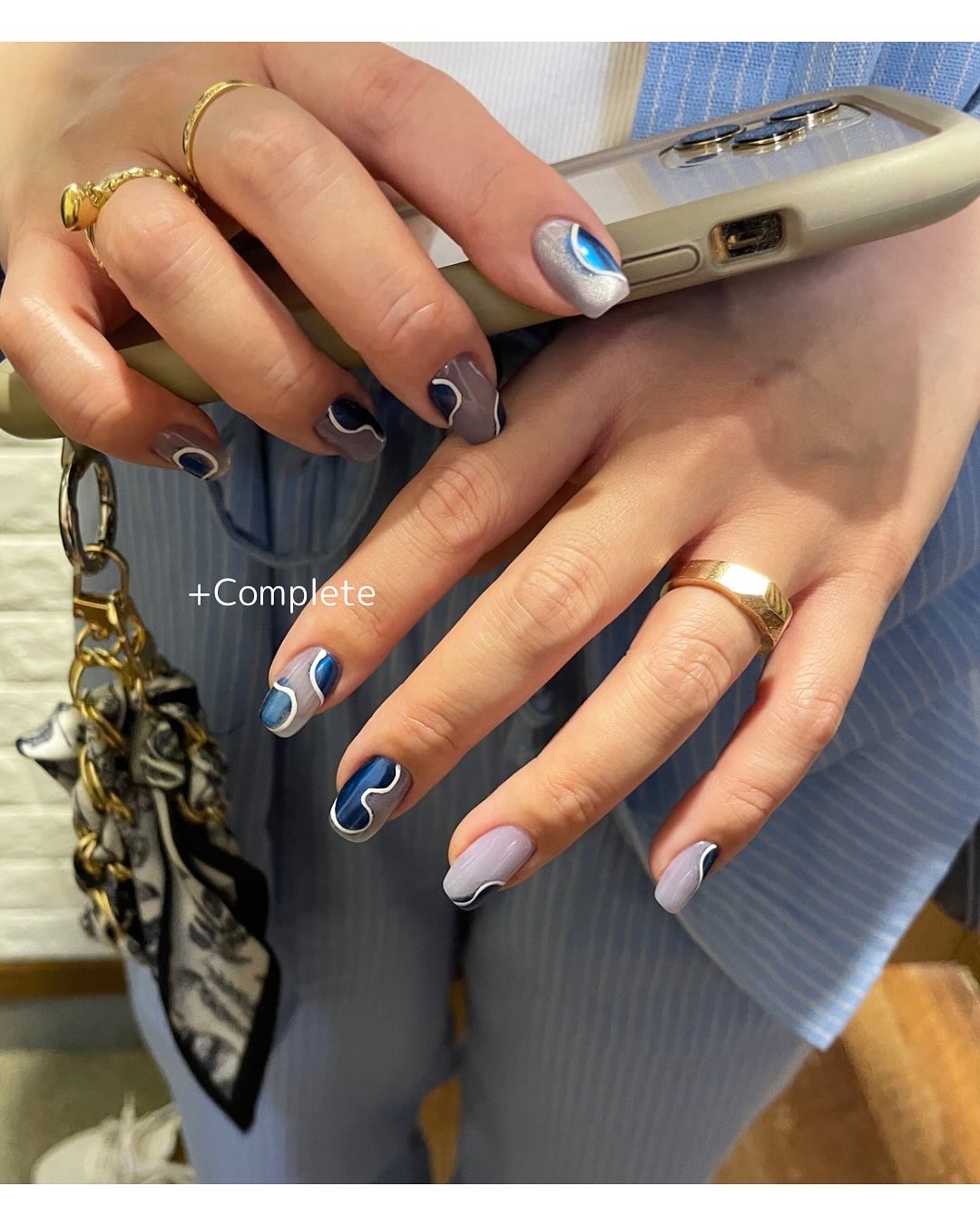 ネイルアートコースの施術例